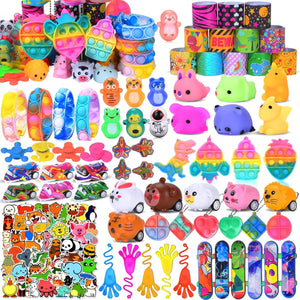 60/120 Pcs Kids’ Party Favor Toys – Fidget Goodie Bag Set