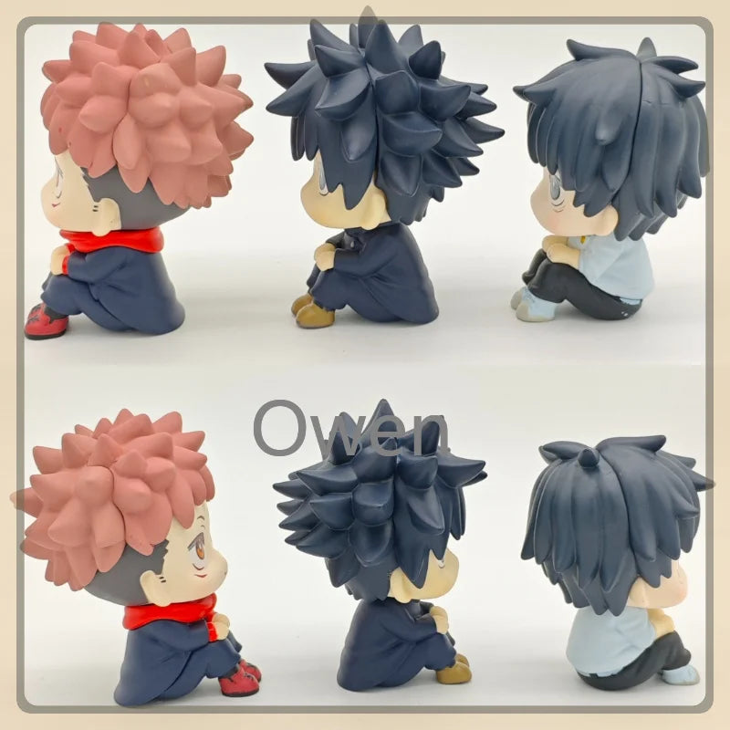 Jujutsu Kaisen Gojo Sukuna Fushiguro PVC Anime Figures – Q Version Collectible Toys