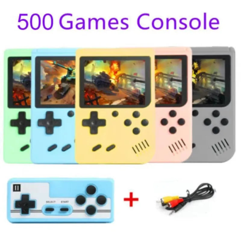 500+ Classic Games Handheld Console – Portable Gaming Device with TV Output
