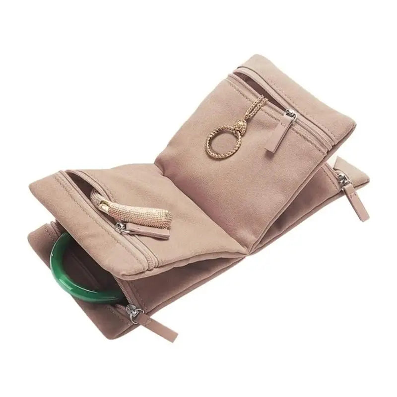 Travel Jewelry Organizer – Multi-Compartment Storage Case