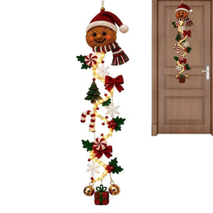 Lighted Christmas Door Swag Decor for Home & Farmhouse