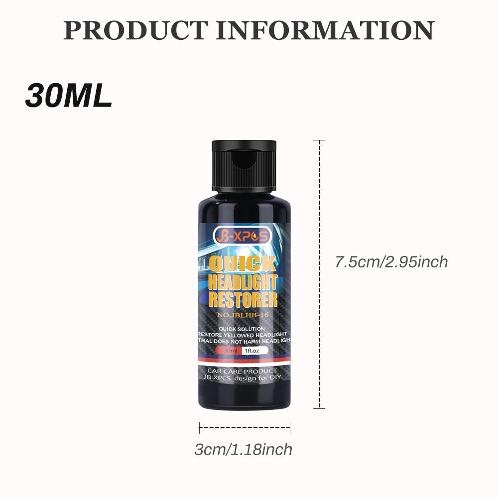 Headlight Restoration Polish – Scratch & Oxidation Remover