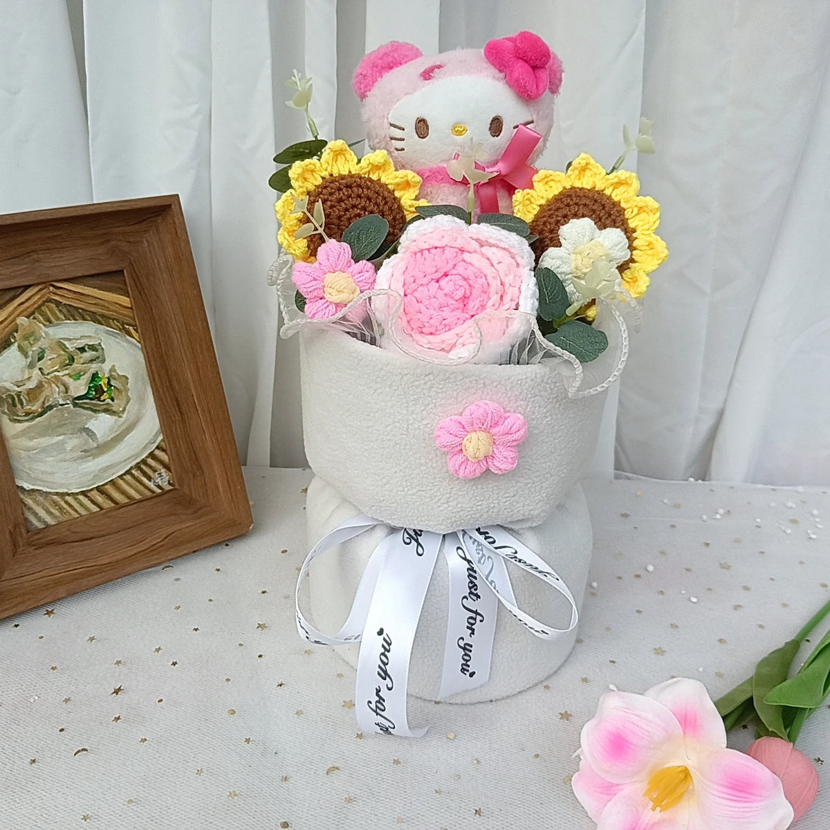 Hello Kitty Plush Bouquet – My Melody, Kuromi & Cinnamoroll Gift
