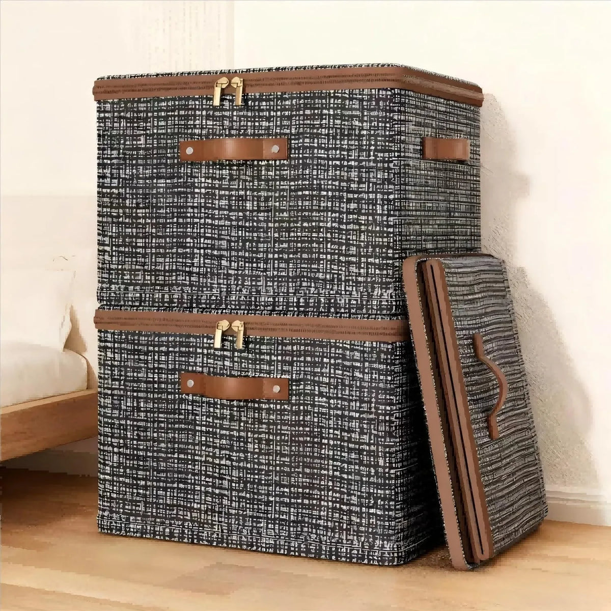 Collapsible Closet Organizer – Clothes & Blanket Storage Box