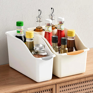 Under Sink Organizer with Wheels – Plastic Storage Basket