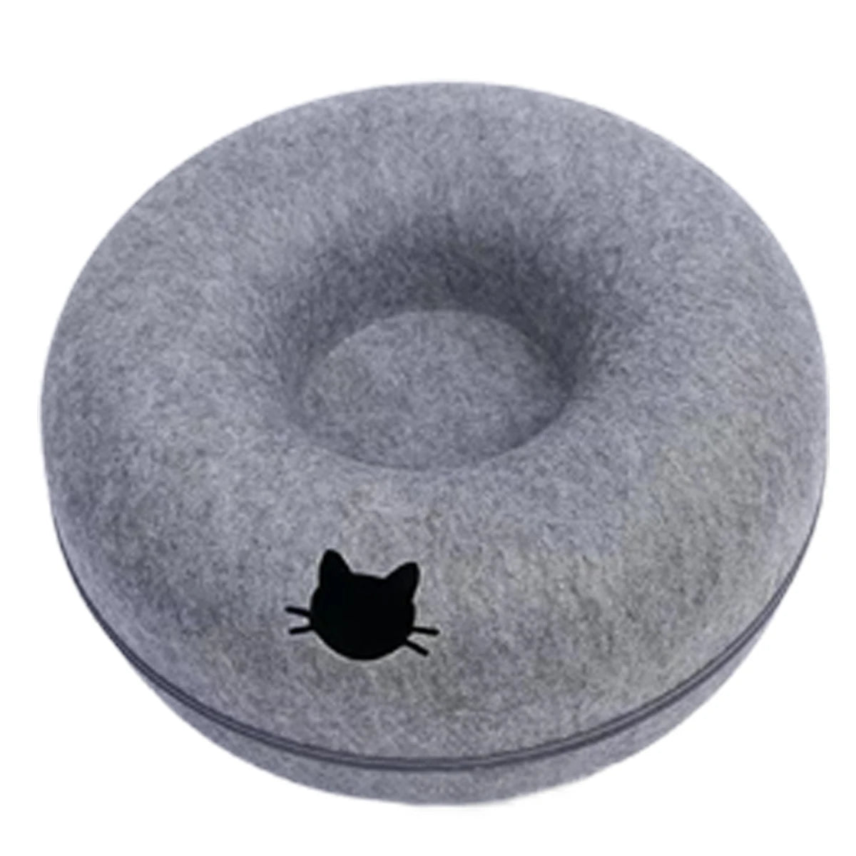 Interactive Cat Tunnel Bed & Felt Scratcher for Kittens