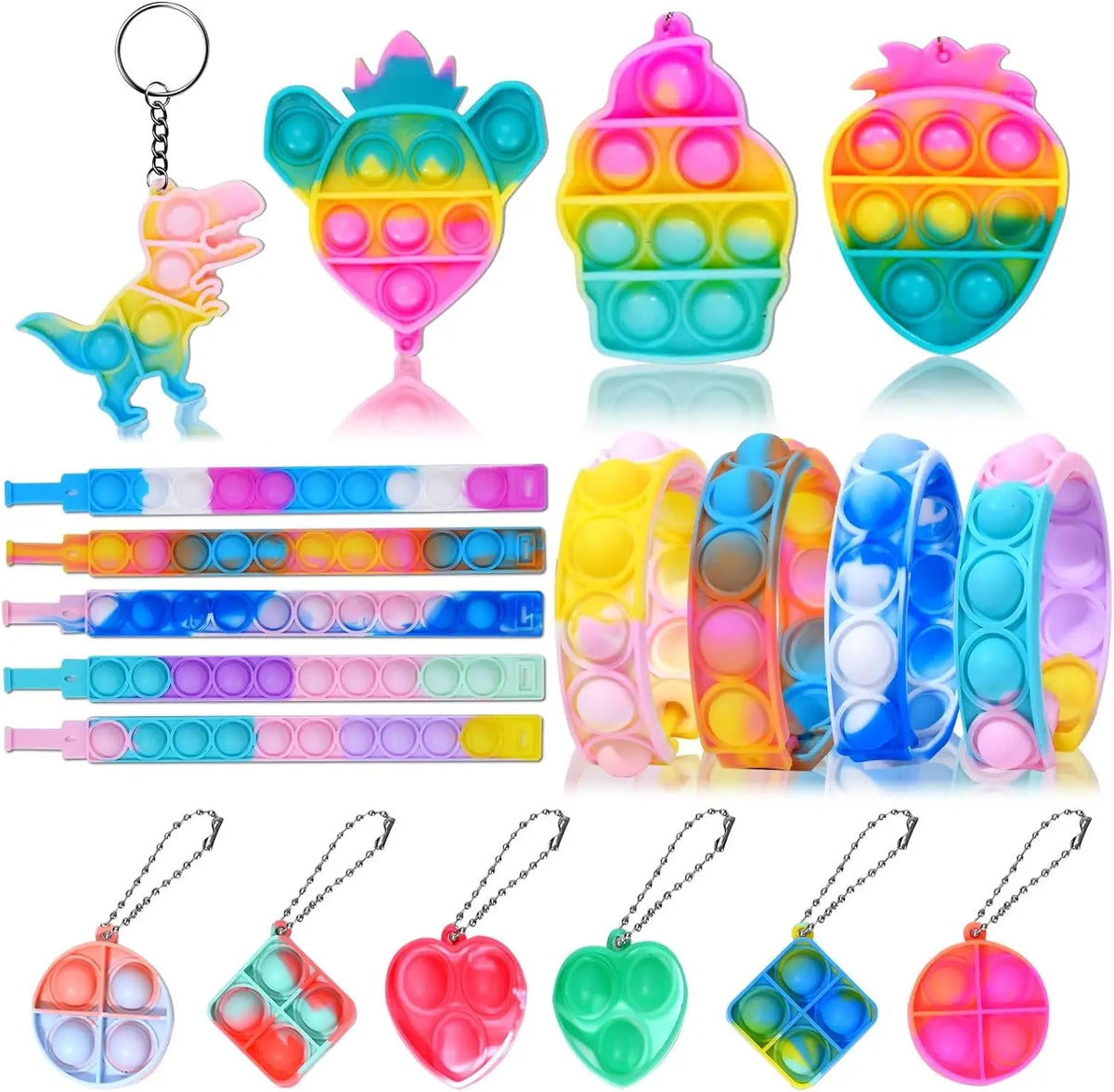 60/120 Pcs Kids’ Party Favor Toys – Fidget Goodie Bag Set