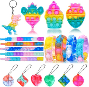 60/120 Pcs Kids’ Party Favor Toys – Fidget Goodie Bag Set