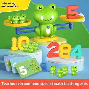 Frog Balance Math Toy for Kids | Educational Addition & Subtraction Game