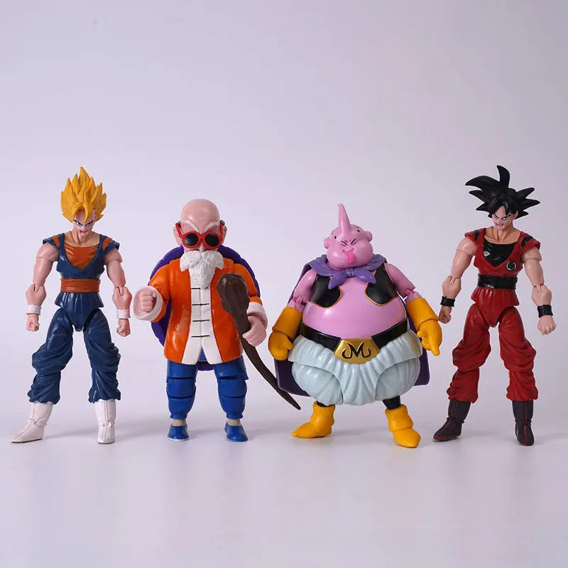 Dragon Ball Z Action Figures Set – Goku, Gohan, Vegeta & Frieza
