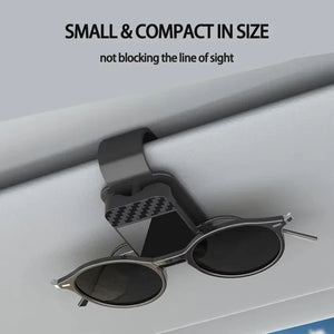 Car Sun Visor Sunglasses Holder & Card Clip Organizer
