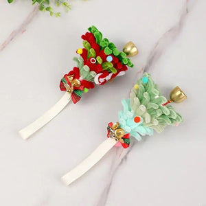 Handmade Christmas Tree Ornament with Ribbon