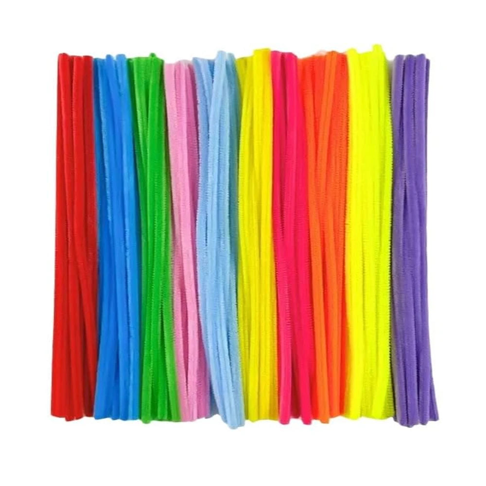 Colorful Chenille Pipe Cleaners – DIY Craft Wires for Kids & Handmade Art