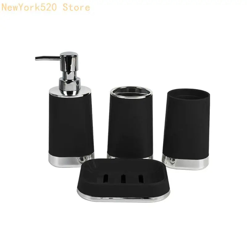 4-Piece Wall-Mounted Bathroom Storage Organizer Set