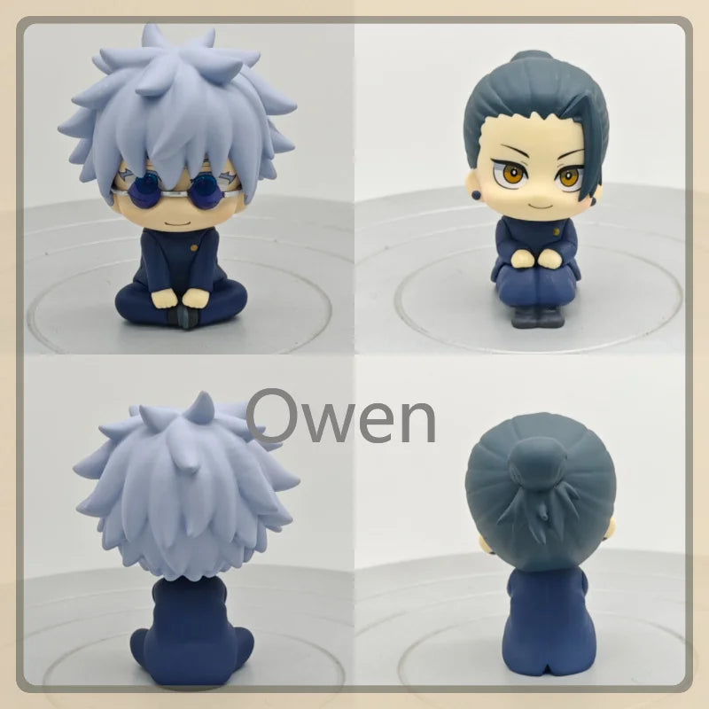 Jujutsu Kaisen Gojo Sukuna Fushiguro PVC Anime Figures – Q Version Collectible Toys