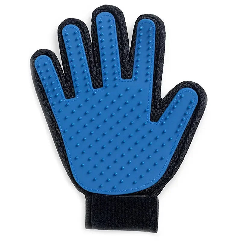 Silicone Pet Grooming Gloves for Dogs & Cats – Hair Remover