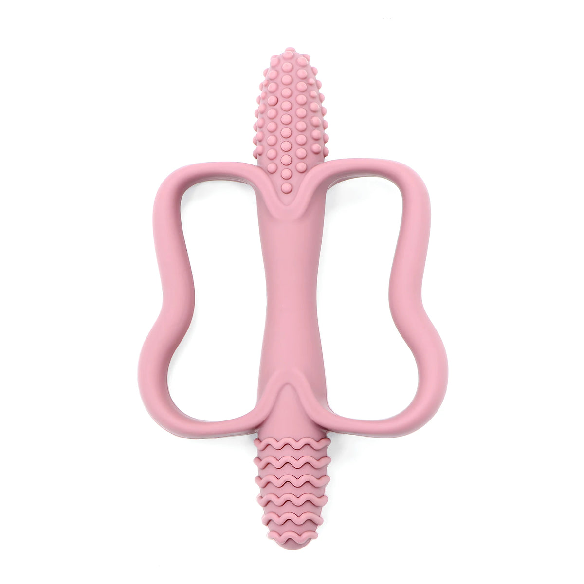 Writing  Baby Silicone Teething Toy with Easy-Grip Handle