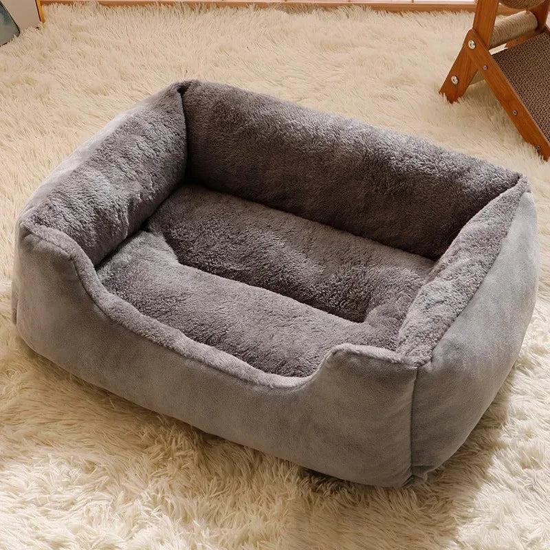 Cozy Pet Bed for Cats & Dogs – Soft Winter Cushion