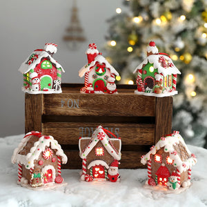 Christmas LED Hanging Ornaments – Snowman, Gingerbread & Santa