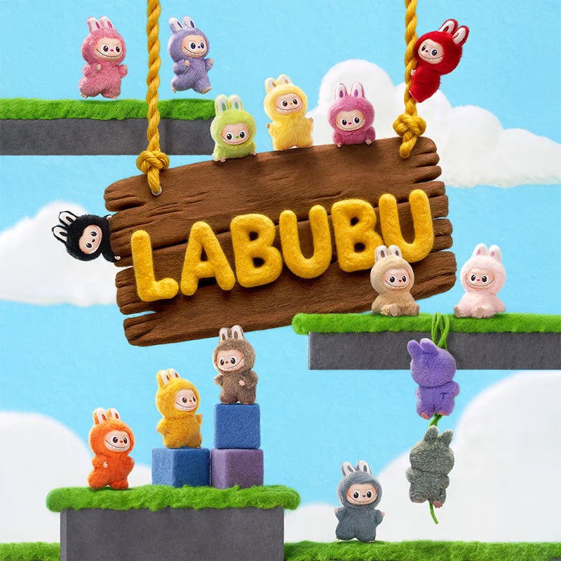 Labubu Pin for Love Plush Pendant Blind Box – Cute Collectible Keychain