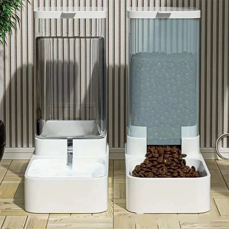 Automatic Dog Feeder & Water Dispenser – Gravity Design