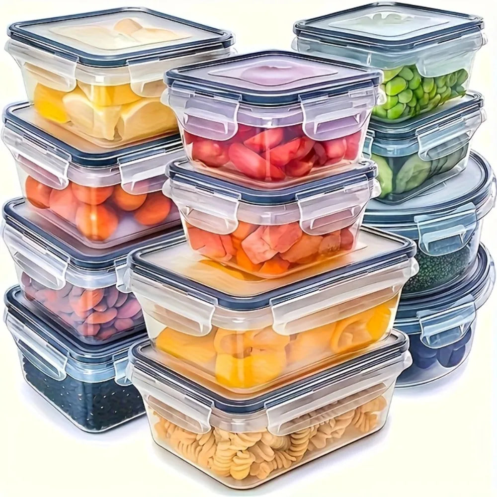 8-Piece BPA-Free Airtight Food Storage Containers with Lids