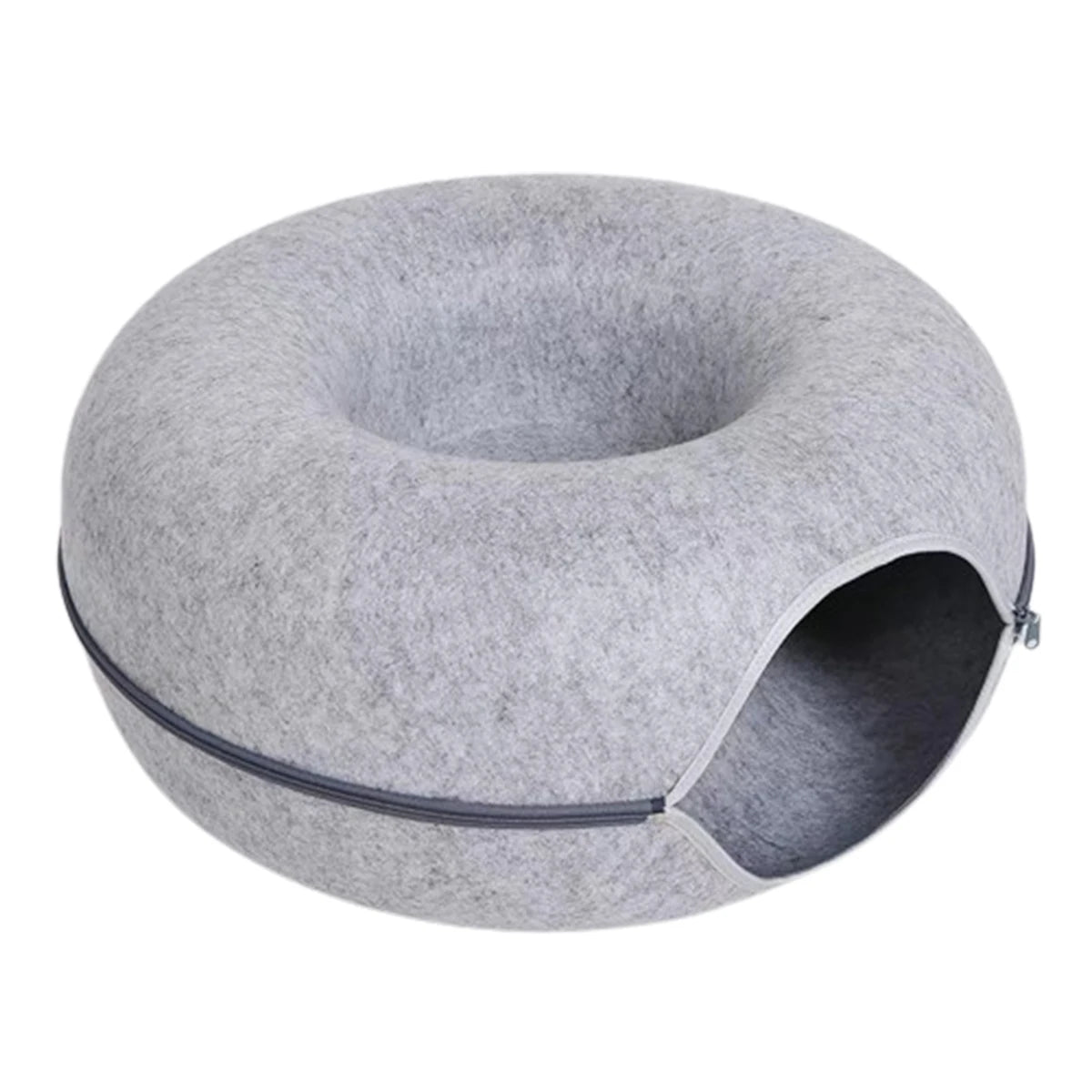 Interactive Cat Tunnel Bed & Felt Scratcher for Kittens