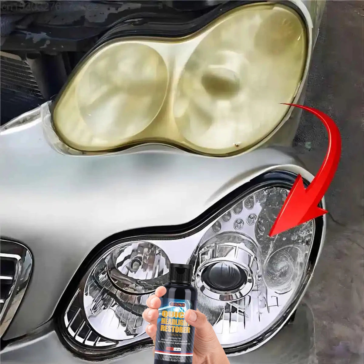 Headlight Restoration Polish – Scratch & Oxidation Remover