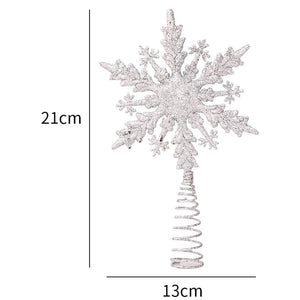 Gold & Silver Christmas Tree Star Topper
