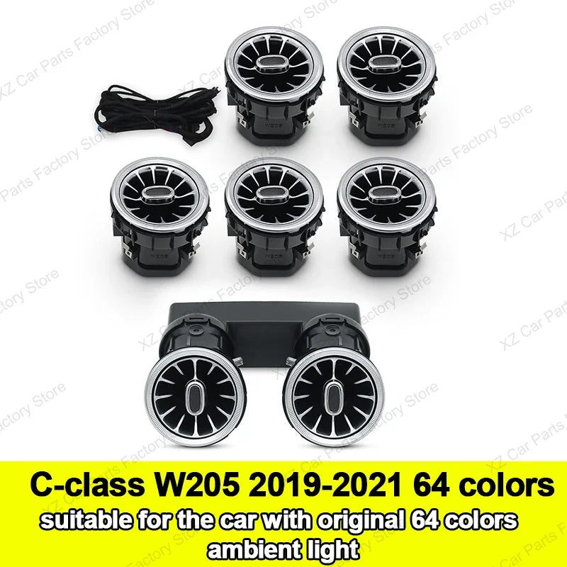 Mercedes-Benz C-Class W205 Ambient Light Air Vent – APP Control