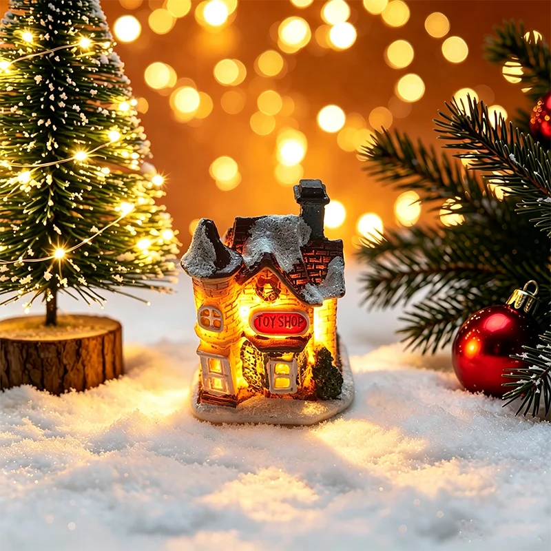 Christmas House Night Light Decoration & Kids Gift