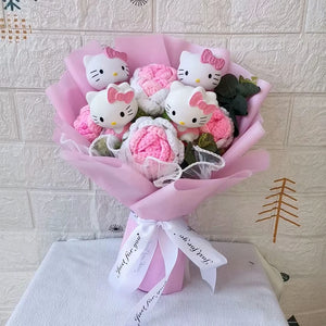 Hello Kitty Plush Bouquet – My Melody, Kuromi & Cinnamoroll Gift