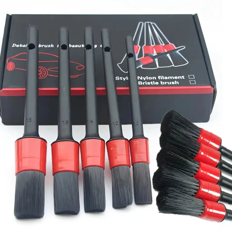 Car Detailing Brush Set – Dashboard, Vent & Wheel Cleaner