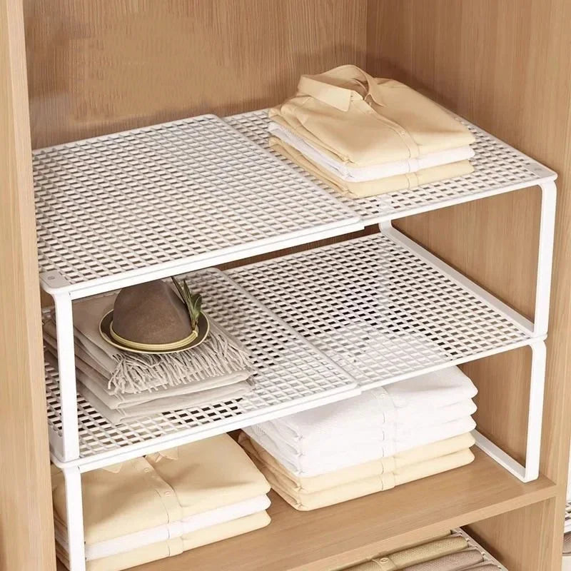 Expandable Closet Shelf – Adjustable Wardrobe Storage Rack
