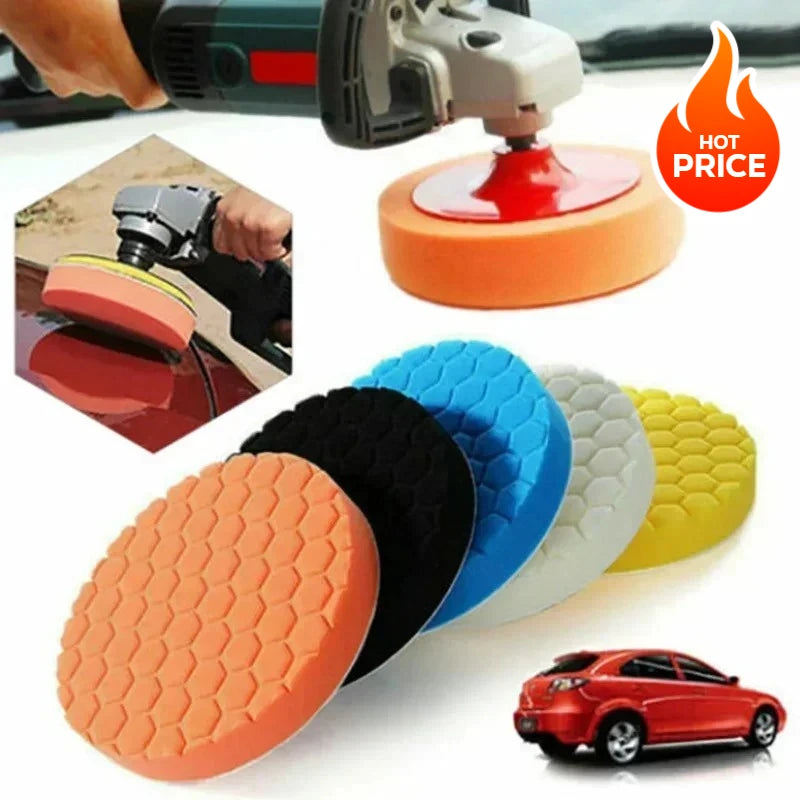 5PCS Car Polishing Pad Kit for Drill – Waxing & Buffing Discs