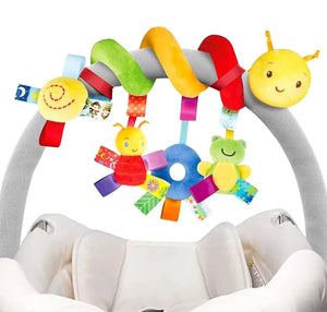 Baby Spiral Hanging Toy – Soft Crib Rattle for Newborns & Strollers