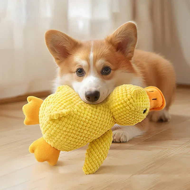 Labubo Interactive Plush Pet Toy – Squeaky Chew Toy for Cats & Dogs