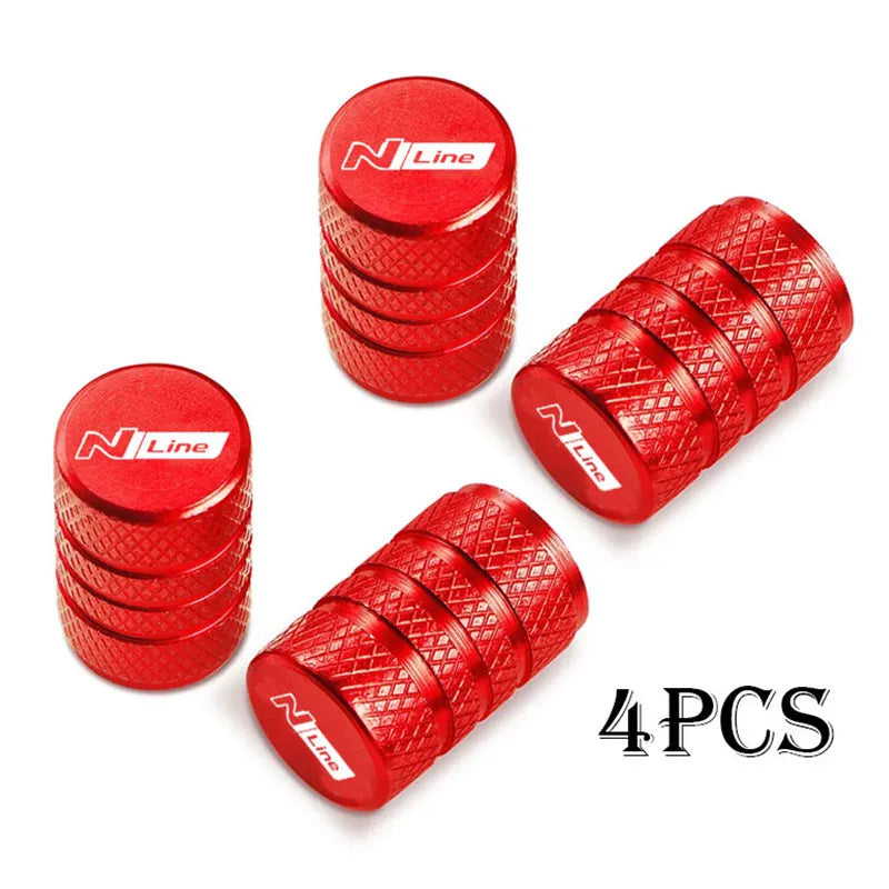 Hyundai N Line Tire Valve Caps – Waterproof Wheel Stem Covers
