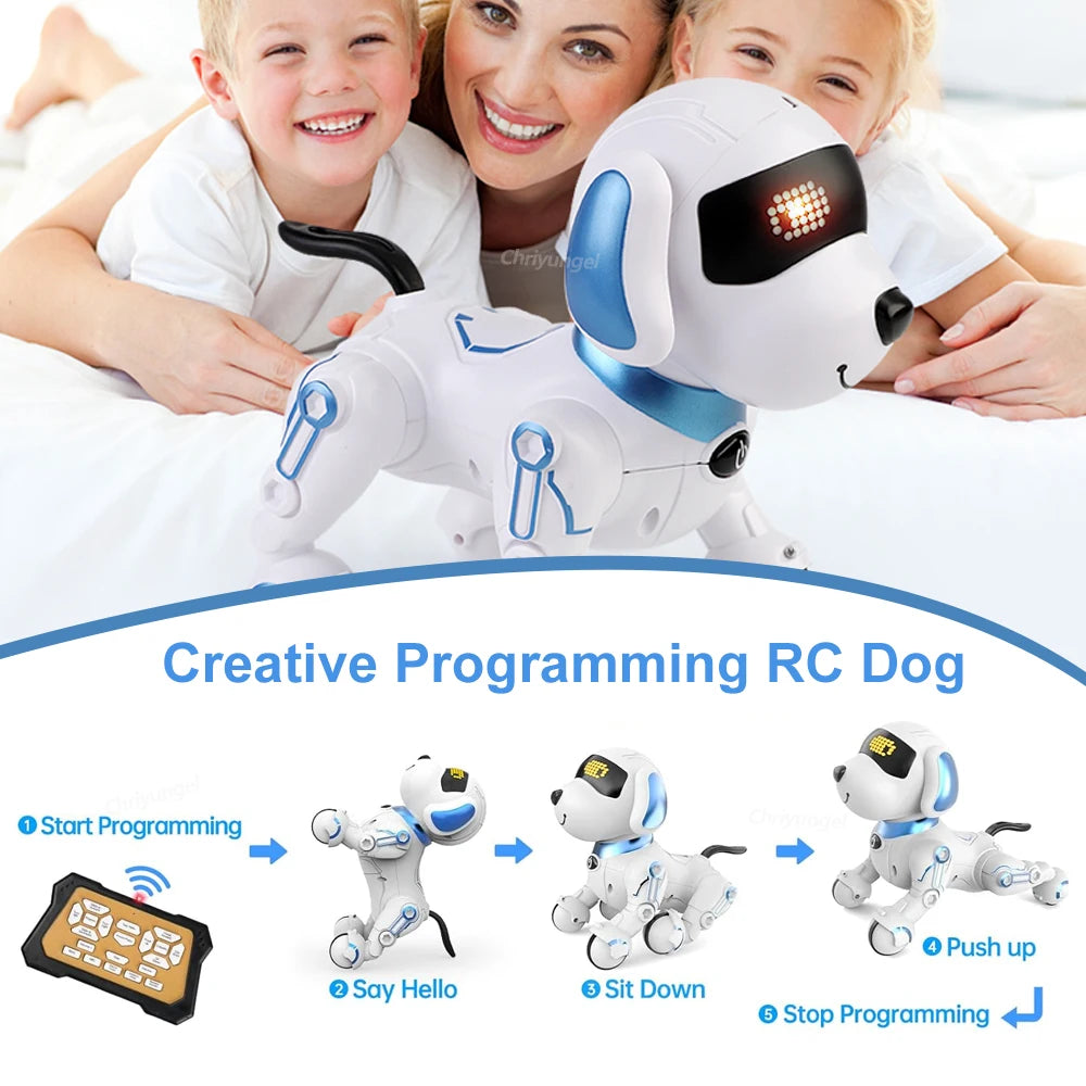 RC Robot Dog Toy – Interactive Smart Pet for Kids