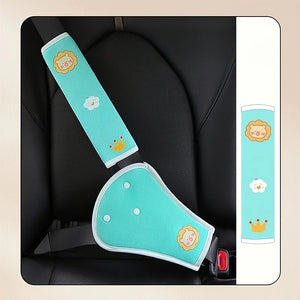 Car Seat Belt Shoulder & Belly Protector – Soft Comfort Pad
