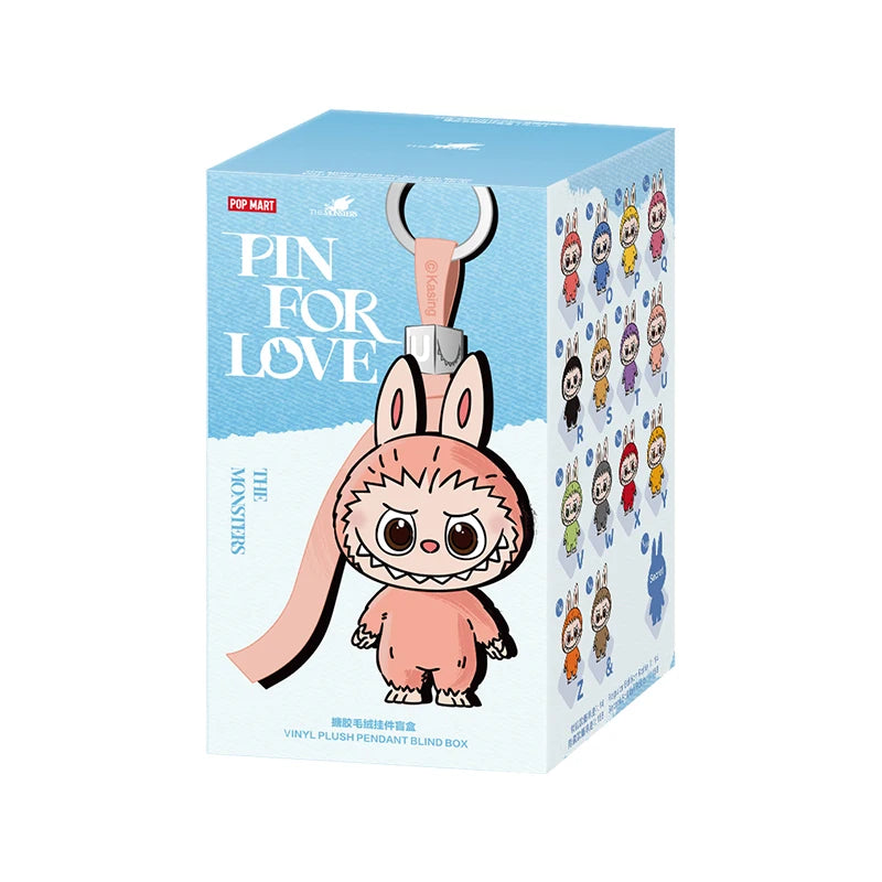 Labubu Pin for Love Plush Pendant Blind Box – Cute Collectible Keychain