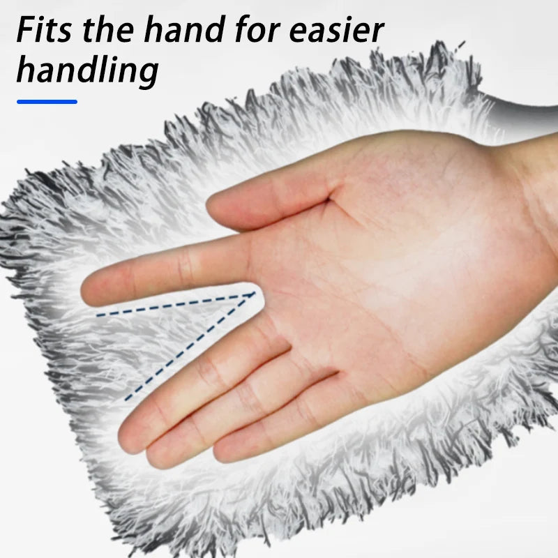 SEAMETAL Microfiber Car Wash Mitt – Chenille Cleaning Glove