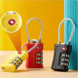 TSA 3-Digit Combination Luggage Lock – Travel Suitcase Security