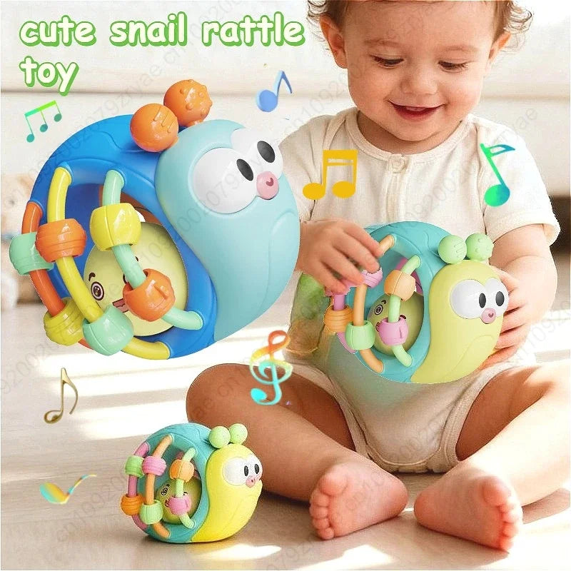 Baby Sensory Rattle Ball – Soft Grasping Toy for Infants 0–12 Months