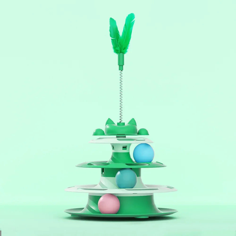 Interactive Cat Turntable Toy | Fun & Boredom Relief Toy for Cats
