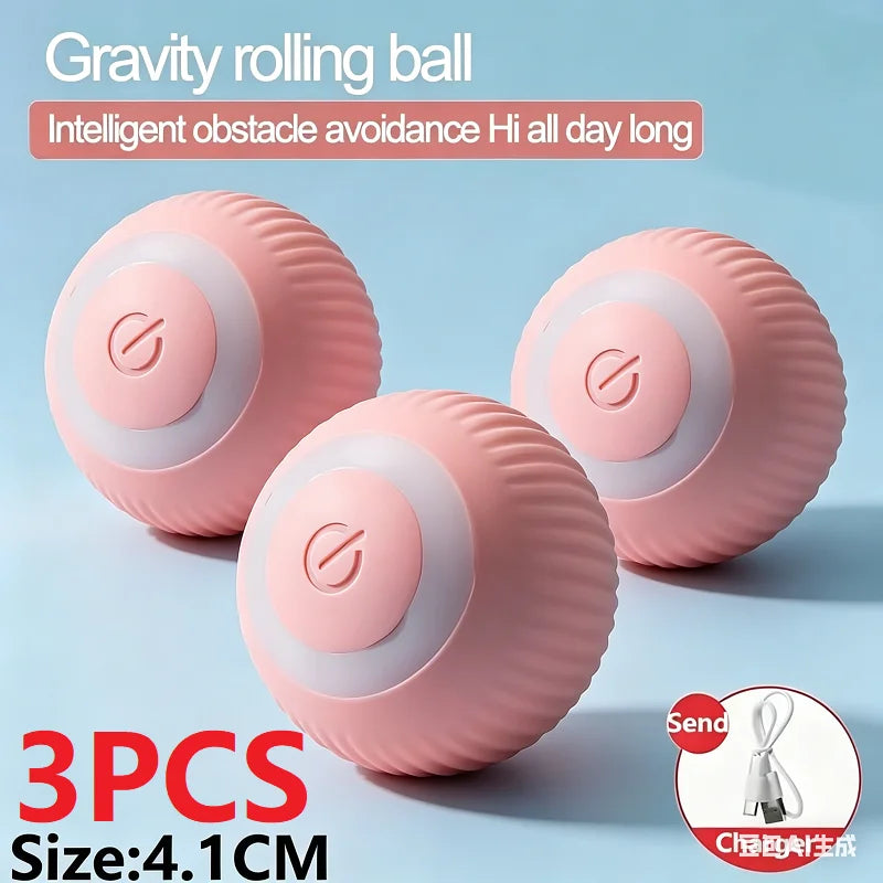Automatic Interactive Cat Ball Toy for Indoor Cats