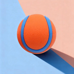 Interactive Rubber Dog Ball – Chew, Training & Teeth Cleaning Toy
