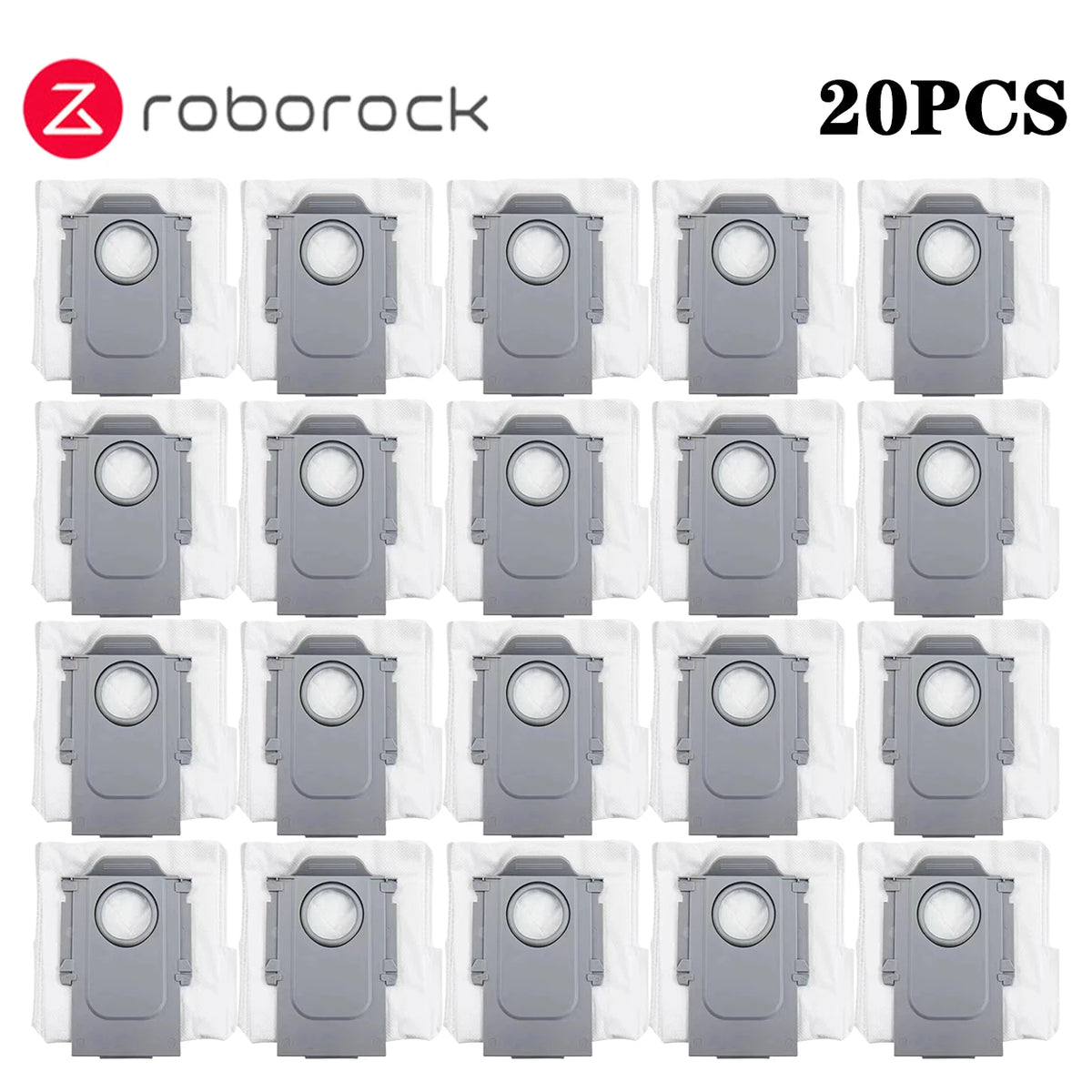 Roborock Robot Vacuum Dust Bags – S8 MaxV Ultra, Q Revo & Saros 10 Compatible