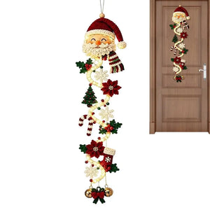 Lighted Christmas Door Swag Decor for Home & Farmhouse
