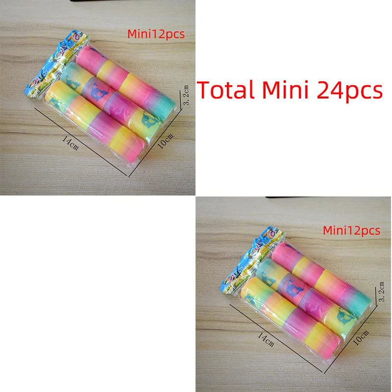 SEO Title: Rainbow Magic Spring Toys 24PCS – Kids Party Favors & Gifts